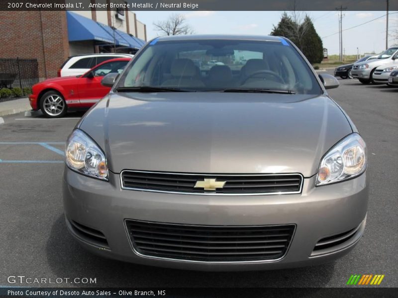 Amber Bronze Metallic / Neutral Beige 2007 Chevrolet Impala LT
