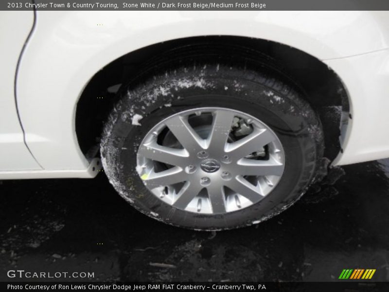 Stone White / Dark Frost Beige/Medium Frost Beige 2013 Chrysler Town & Country Touring
