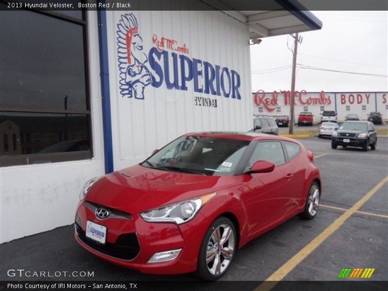 Boston Red / Black 2013 Hyundai Veloster