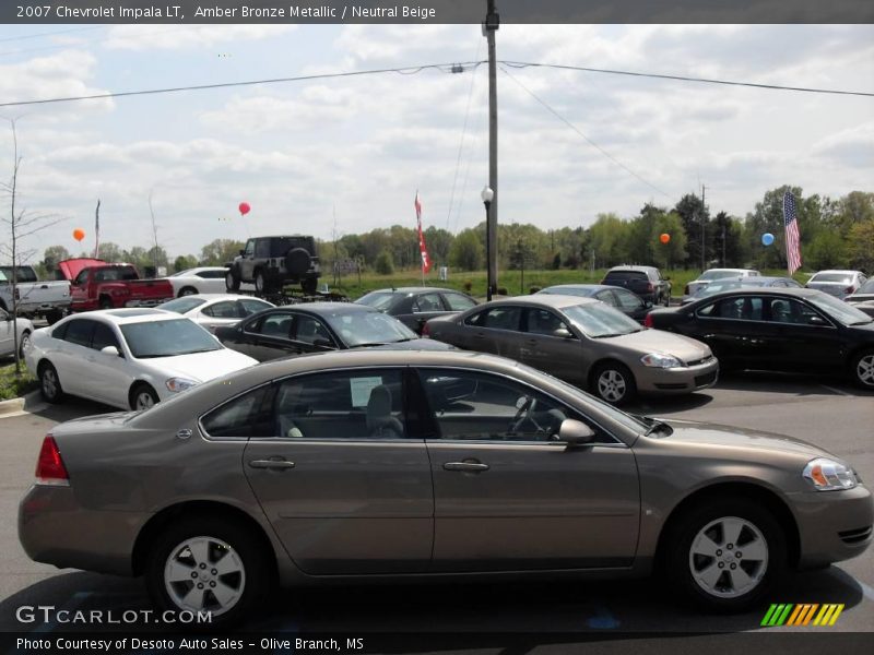Amber Bronze Metallic / Neutral Beige 2007 Chevrolet Impala LT