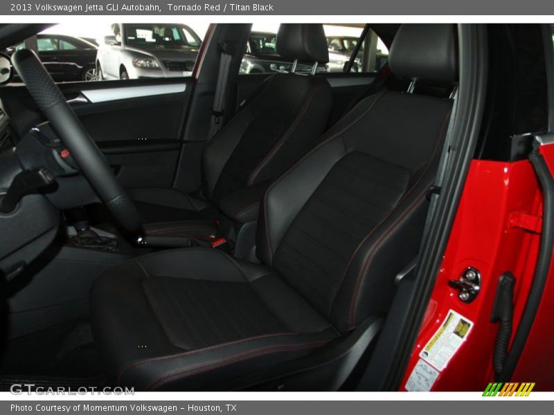 Tornado Red / Titan Black 2013 Volkswagen Jetta GLI Autobahn