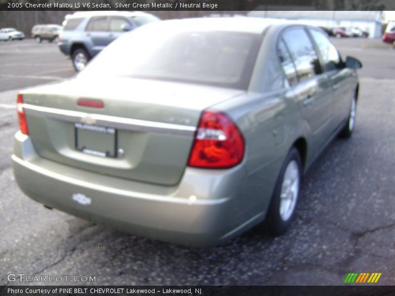 Silver Green Metallic / Neutral Beige 2005 Chevrolet Malibu LS V6 Sedan