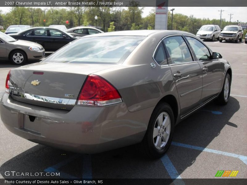 Amber Bronze Metallic / Neutral Beige 2007 Chevrolet Impala LT