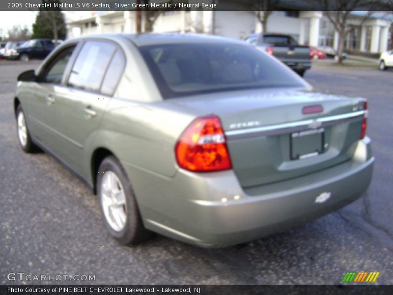 Silver Green Metallic / Neutral Beige 2005 Chevrolet Malibu LS V6 Sedan