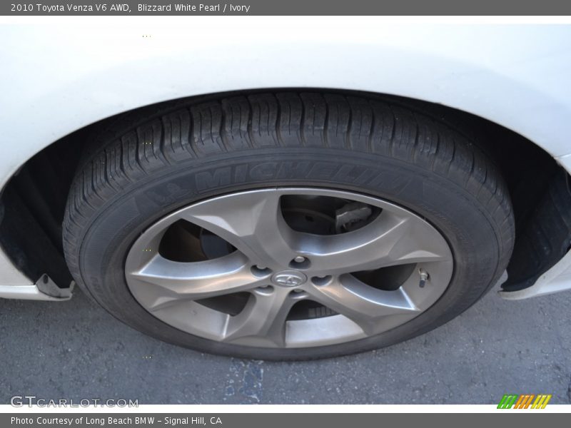 Blizzard White Pearl / Ivory 2010 Toyota Venza V6 AWD