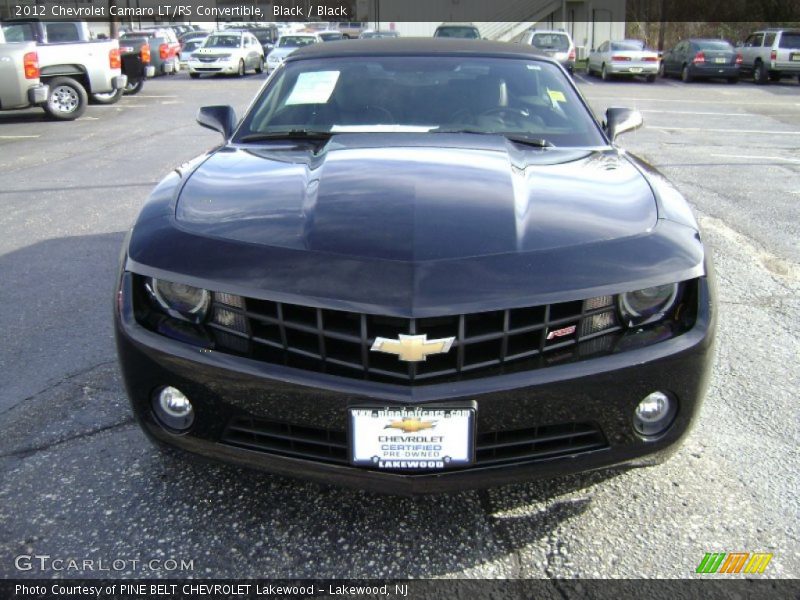 Black / Black 2012 Chevrolet Camaro LT/RS Convertible