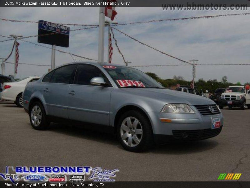 Blue Silver Metallic / Grey 2005 Volkswagen Passat GLS 1.8T Sedan