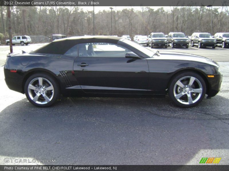 Black / Black 2012 Chevrolet Camaro LT/RS Convertible