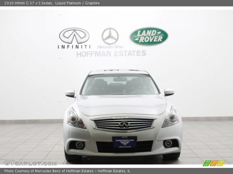 Liquid Platinum / Graphite 2010 Infiniti G 37 x S Sedan
