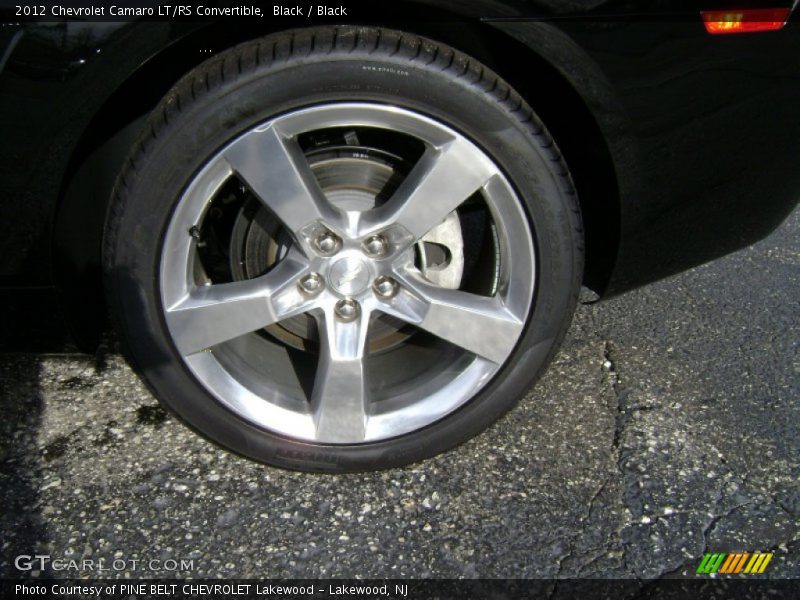 Black / Black 2012 Chevrolet Camaro LT/RS Convertible