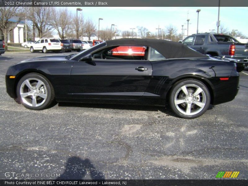 Black / Black 2012 Chevrolet Camaro LT/RS Convertible