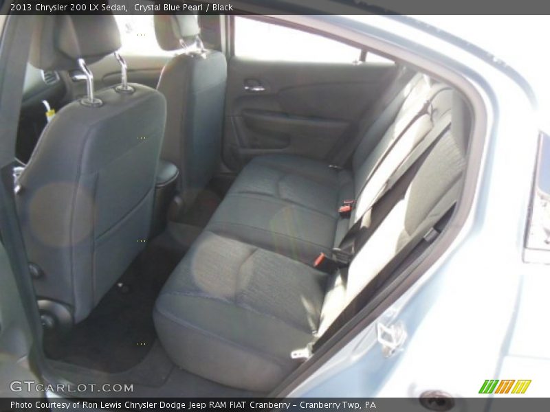 Crystal Blue Pearl / Black 2013 Chrysler 200 LX Sedan