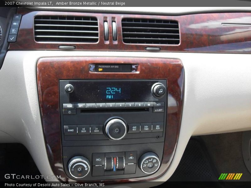 Amber Bronze Metallic / Neutral Beige 2007 Chevrolet Impala LT