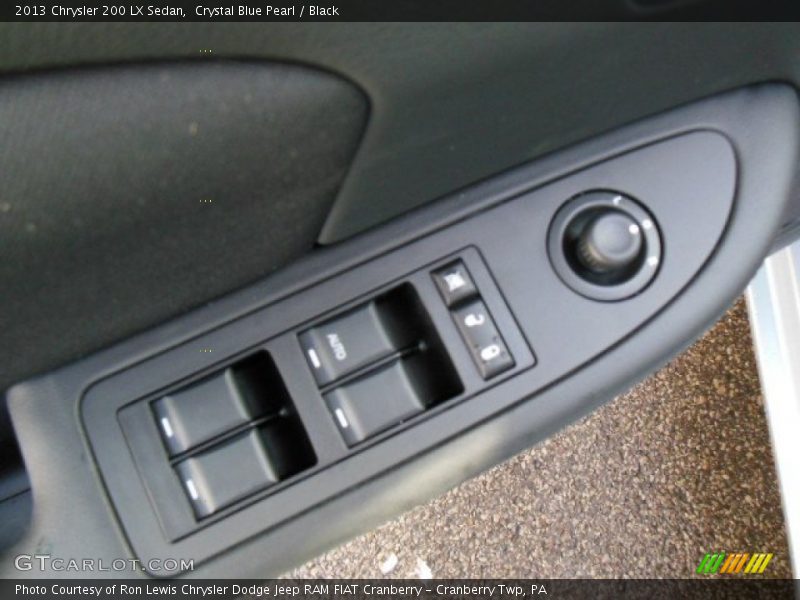 Crystal Blue Pearl / Black 2013 Chrysler 200 LX Sedan