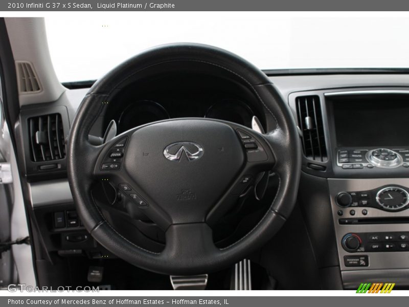 Liquid Platinum / Graphite 2010 Infiniti G 37 x S Sedan