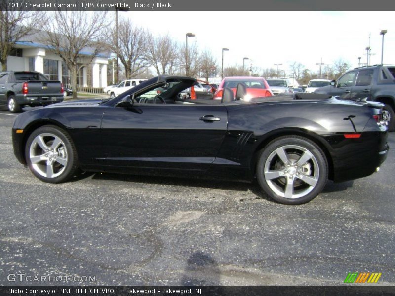 Black / Black 2012 Chevrolet Camaro LT/RS Convertible