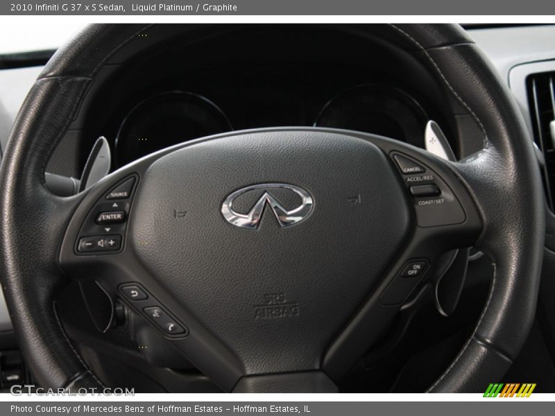 Liquid Platinum / Graphite 2010 Infiniti G 37 x S Sedan