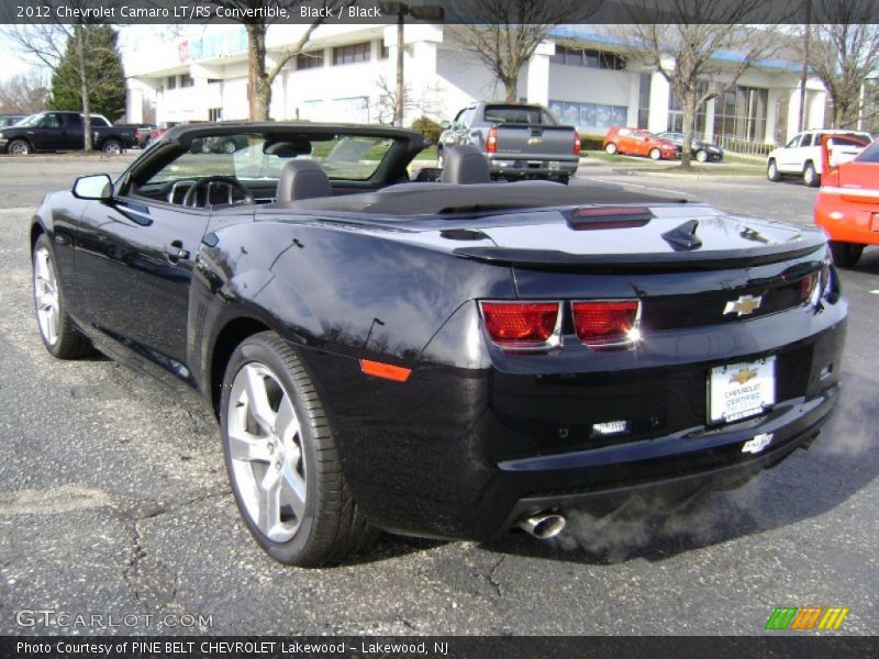 Black / Black 2012 Chevrolet Camaro LT/RS Convertible