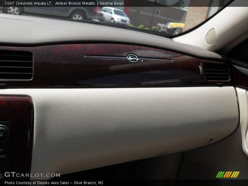 Amber Bronze Metallic / Neutral Beige 2007 Chevrolet Impala LT