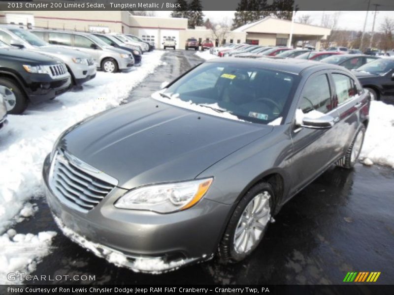 Tungsten Metallic / Black 2013 Chrysler 200 Limited Sedan