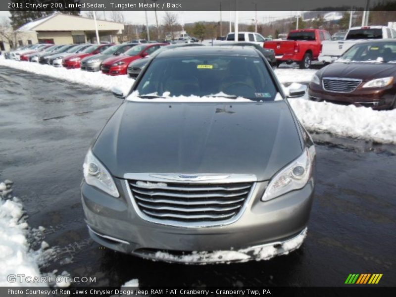 Tungsten Metallic / Black 2013 Chrysler 200 Limited Sedan