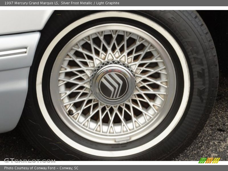 Silver Frost Metallic / Light Graphite 1997 Mercury Grand Marquis LS