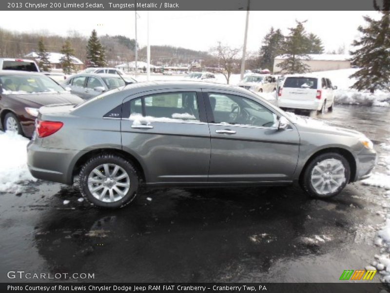 Tungsten Metallic / Black 2013 Chrysler 200 Limited Sedan