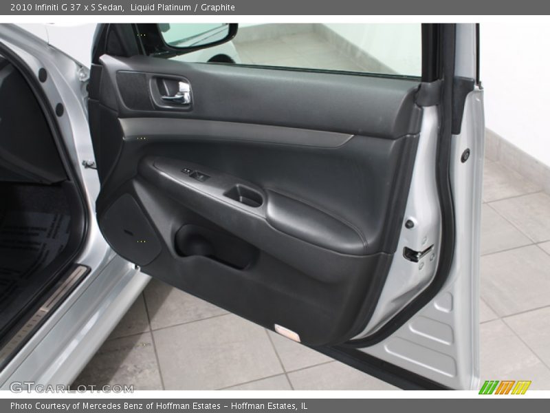 Liquid Platinum / Graphite 2010 Infiniti G 37 x S Sedan