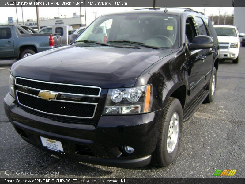 Black / Light Titanium/Dark Titanium 2012 Chevrolet Tahoe LT 4x4