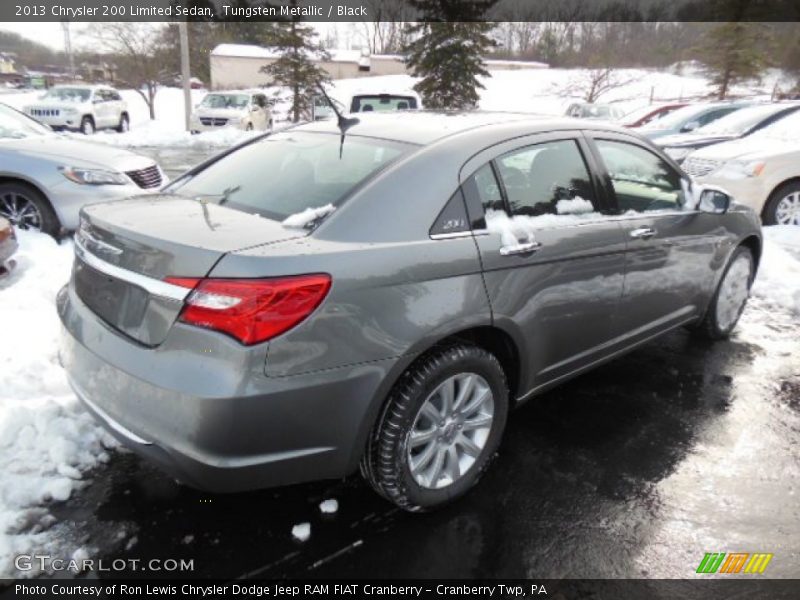 Tungsten Metallic / Black 2013 Chrysler 200 Limited Sedan
