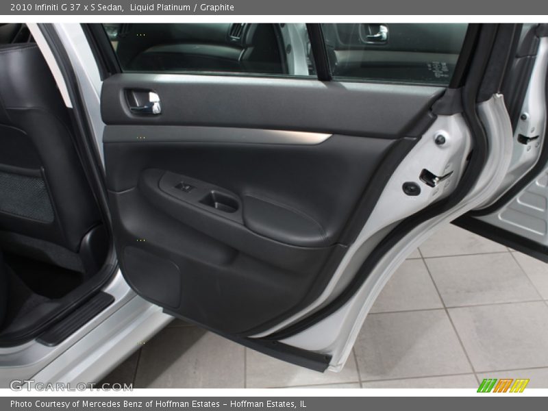 Liquid Platinum / Graphite 2010 Infiniti G 37 x S Sedan