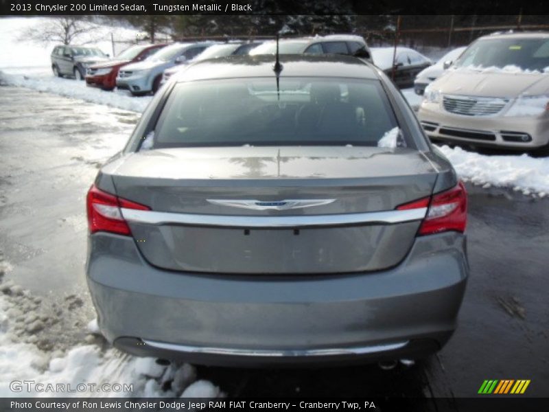 Tungsten Metallic / Black 2013 Chrysler 200 Limited Sedan