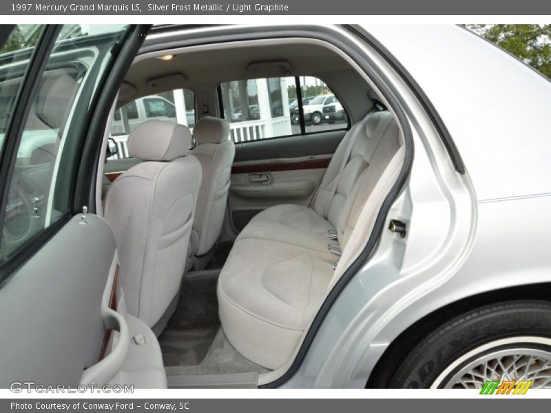 Silver Frost Metallic / Light Graphite 1997 Mercury Grand Marquis LS
