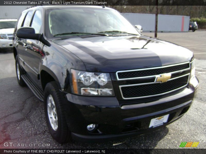 Black / Light Titanium/Dark Titanium 2012 Chevrolet Tahoe LT 4x4