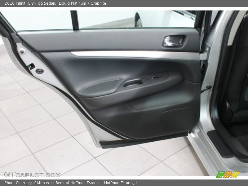 Liquid Platinum / Graphite 2010 Infiniti G 37 x S Sedan