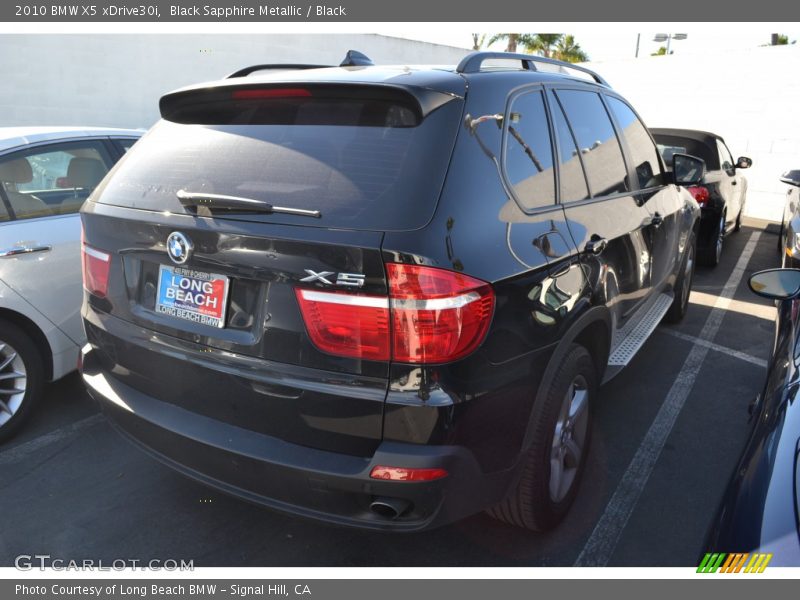 Black Sapphire Metallic / Black 2010 BMW X5 xDrive30i