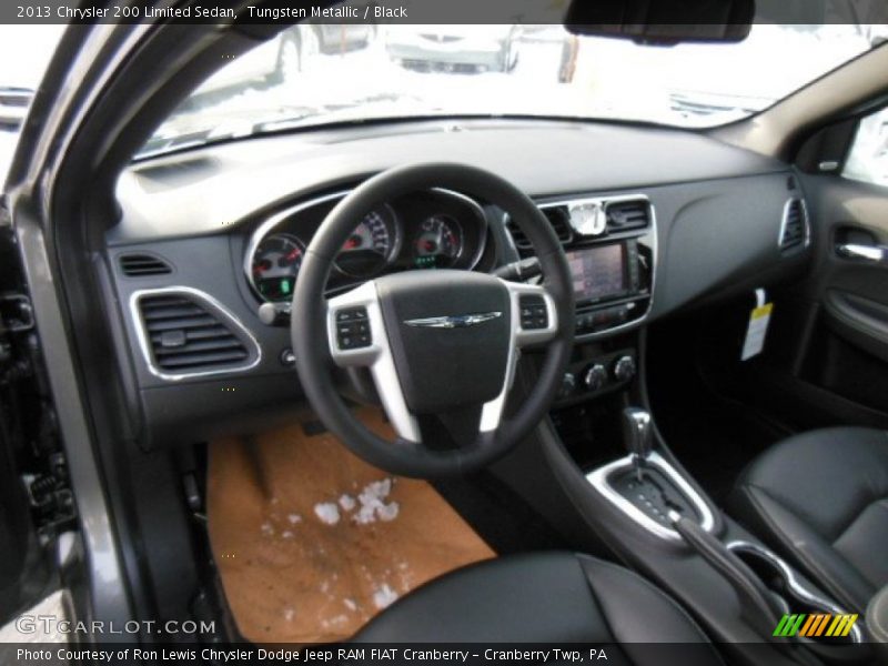 Tungsten Metallic / Black 2013 Chrysler 200 Limited Sedan