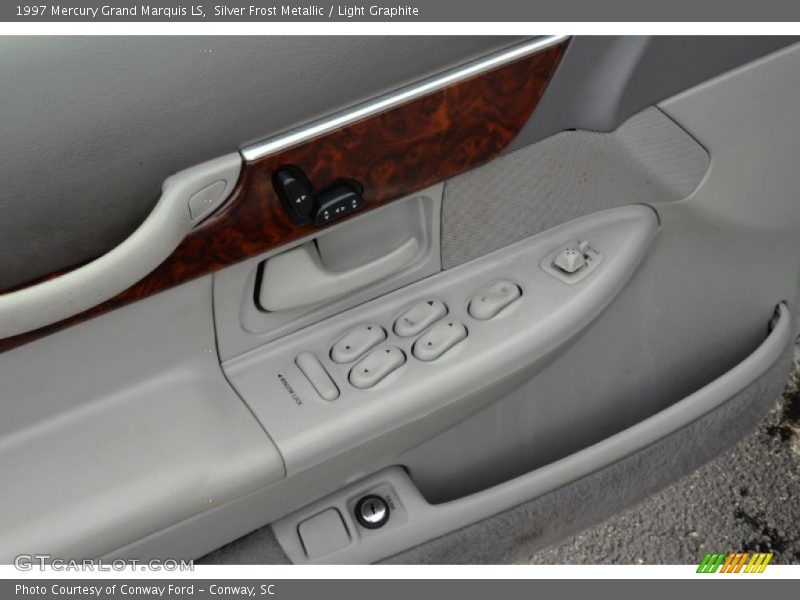 Silver Frost Metallic / Light Graphite 1997 Mercury Grand Marquis LS