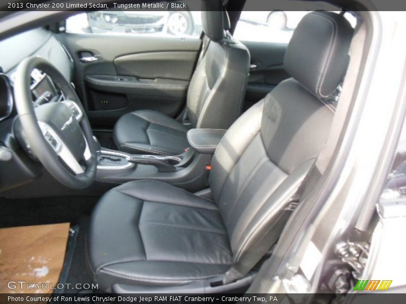 Tungsten Metallic / Black 2013 Chrysler 200 Limited Sedan