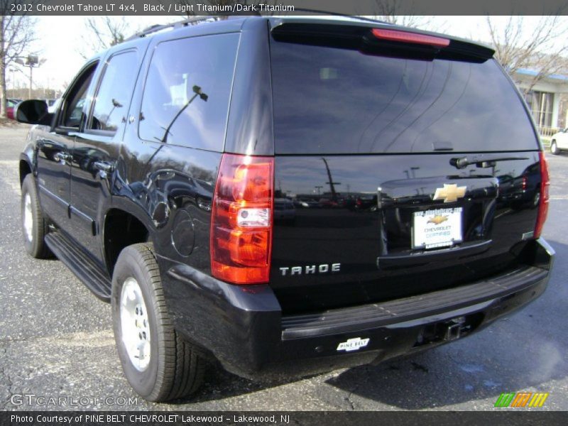 Black / Light Titanium/Dark Titanium 2012 Chevrolet Tahoe LT 4x4