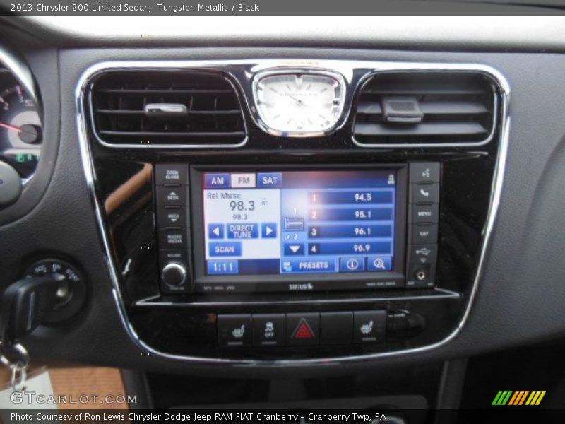 Tungsten Metallic / Black 2013 Chrysler 200 Limited Sedan
