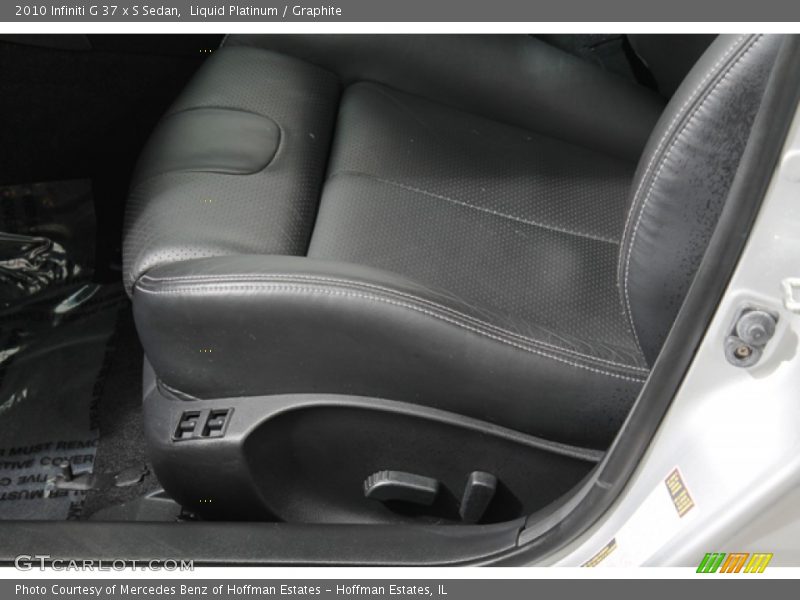 Liquid Platinum / Graphite 2010 Infiniti G 37 x S Sedan
