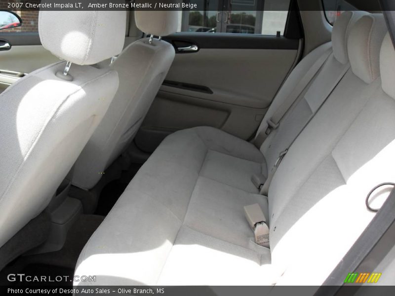 Amber Bronze Metallic / Neutral Beige 2007 Chevrolet Impala LT