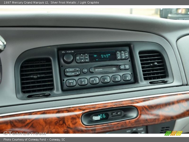 Silver Frost Metallic / Light Graphite 1997 Mercury Grand Marquis LS