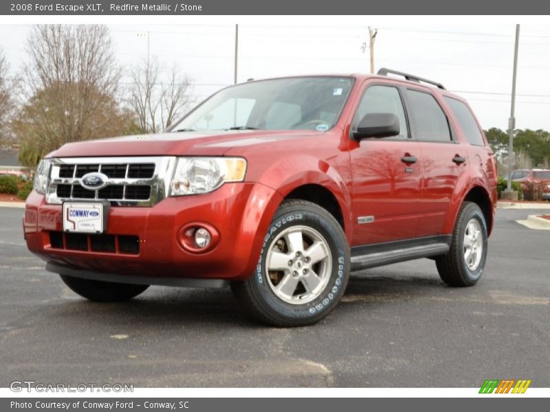 Redfire Metallic / Stone 2008 Ford Escape XLT