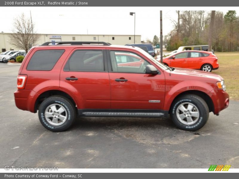 Redfire Metallic / Stone 2008 Ford Escape XLT