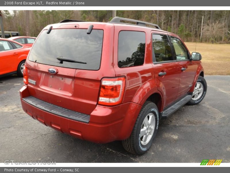 Redfire Metallic / Stone 2008 Ford Escape XLT