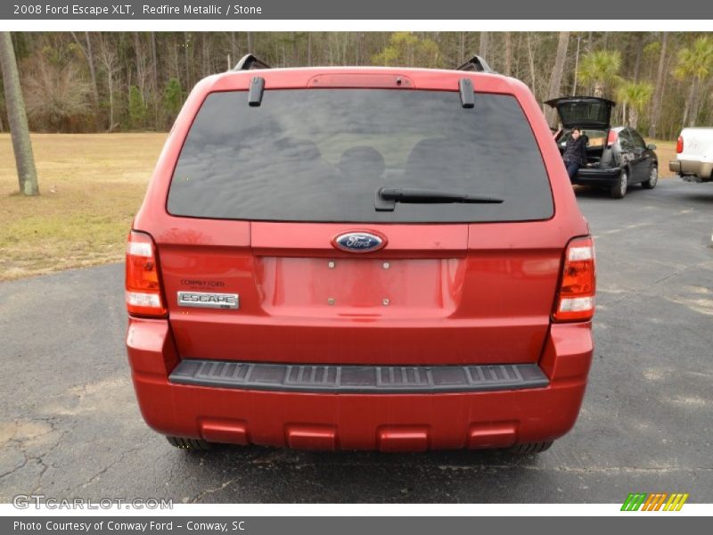 Redfire Metallic / Stone 2008 Ford Escape XLT