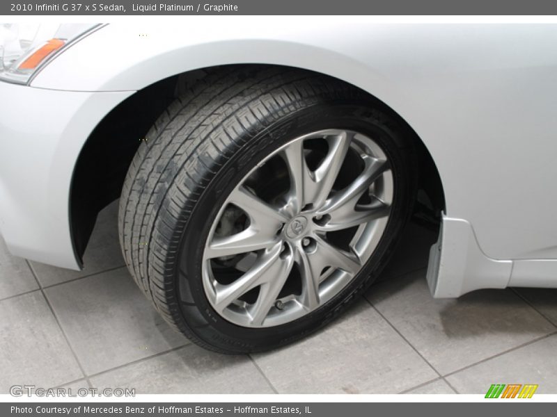 Liquid Platinum / Graphite 2010 Infiniti G 37 x S Sedan