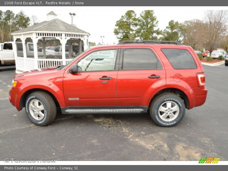 Redfire Metallic / Stone 2008 Ford Escape XLT